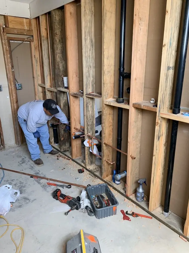 Commercial rough-in plumbing for Gas Line Repair in Montville